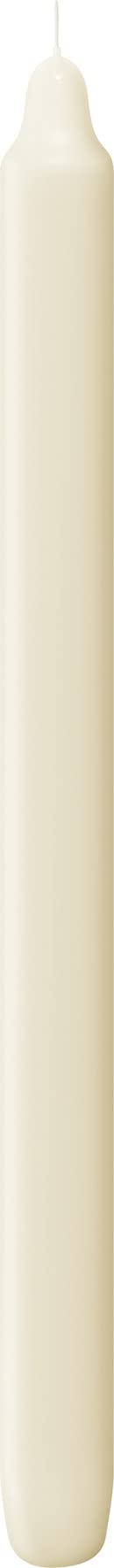 BOLSIUS Ivory Candlesticks Bulk Pack 50 Count - Unscented Dripless 11.5 Inch Household & Dinner Candle Set - 12+ Hours - Premium European Quality - Consistent Smokeless Flame - 100% Cotton Wick