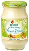 Lesieur Mayonnaise Fine et Douce Pot - Oeufs Frais, Sans Moutarde 475g (Lesieur Mayonnaise Pot - Fresh Eggs, without Mustard 475g)