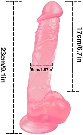 9 Inch Soft Smooth Toys Couples Adjustable Waist Small Size for Women Men Body Relaxing SWER4HGB (Pink)