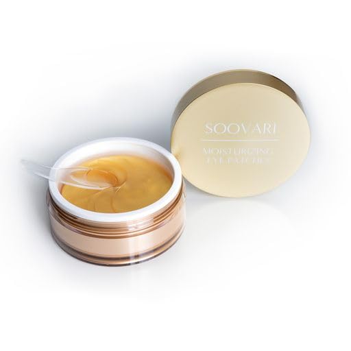 Moisturizing Eye Patches, 60 pcs, 24K Gold Infused, Reduce Dark Circles, Puffy Eyes, Wrinkles, Under Eye Bags. Under Eye Mask, Made in Korea