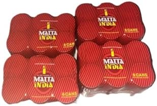 Generic Malta India - Puerto Rico's Famous Malt Beverage - 8 oz cans (Four Six Packs)