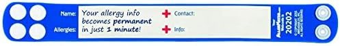 AllerMates -"I Have Allergies" Silicone Wristband
