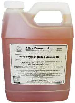 Pure Swedish Boiled Linseed Oil - 1 Quart