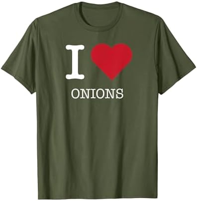 I Heart Onions, I Love Onions T-Shirt
