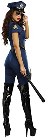 Dreamgirl Adult Sexy Police Officer Costume for Women, Lieutenant Ivana Misbehave Halloween Costume