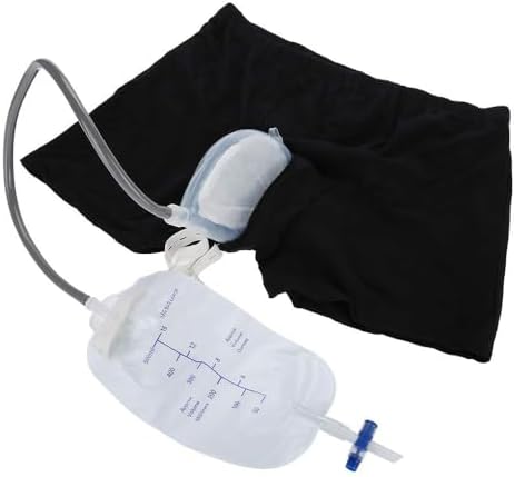 Wearable Urinal for Men External Catheter for Men Male Urine Collection Bag Stadium Buddy for Men Male Urine Collector Urine Collector for Men (XXL)