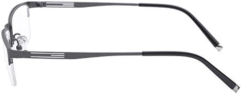 Half Frame Photochromism Gray Reading Glasses +1.75 Titanium Alloy Transition Readers Eyeglasses