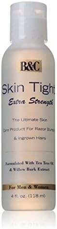 Skin Tight 4 Ounce Extra Strength For Razor Bumps & Ingrown Hair (118ml) (Pack of 2)