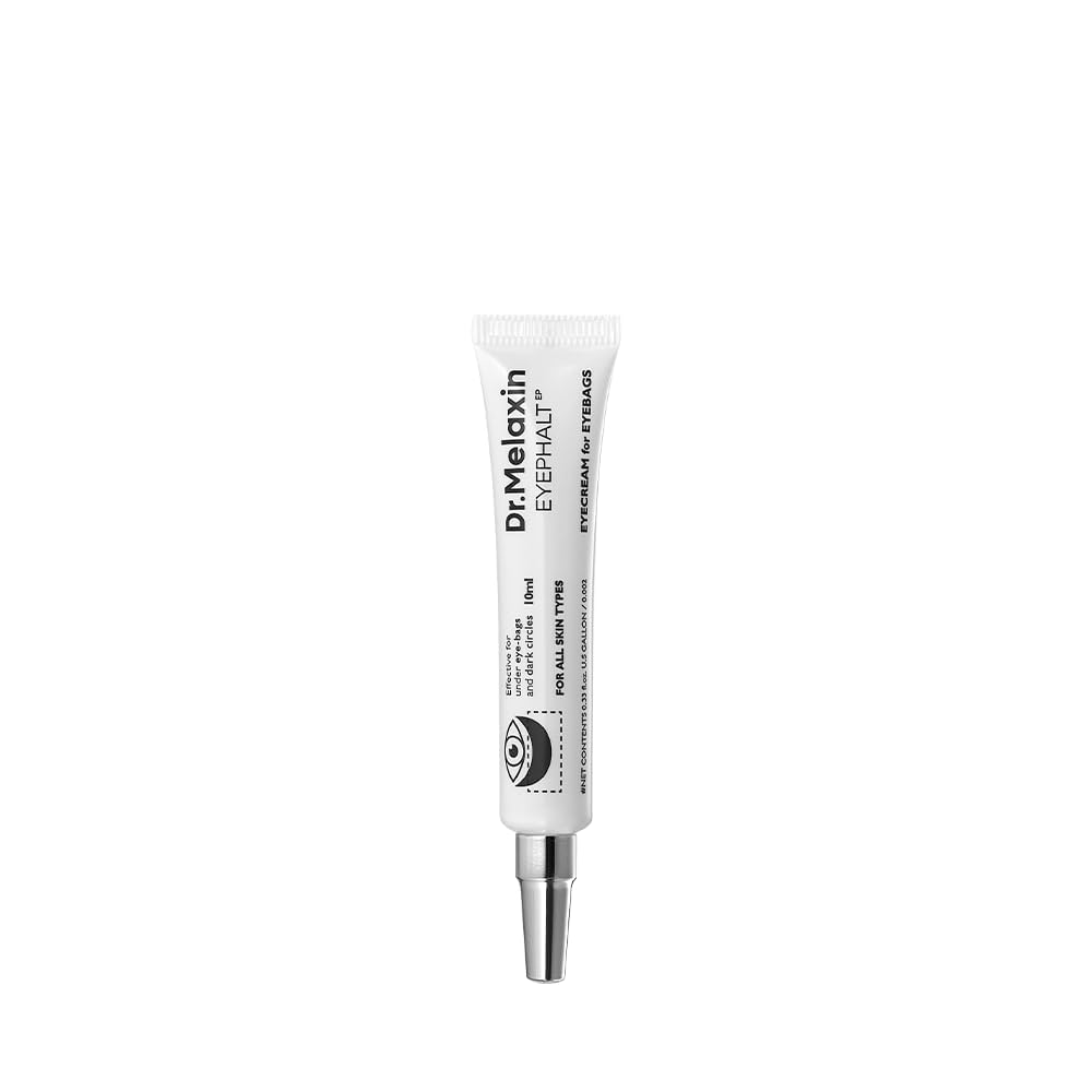 Eyephalt Eyebag Cream for Puffiness, Dark Circles & Fine Lines, Wrinkle, EGF Anti-Aging Under Eye Moisturizer with Niacinamide&Ceramide 0.33 fl.oz.