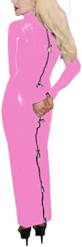 Lockable Costume Lockable Dress Bag Wear Male Women Night Club Wear,Pink,5XL