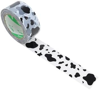SagaSave 1PCS Waterproof Packaging Tape Decorative Cow Pattern Tape for Packing Shipping Moving and Storage Business Packaging Supplies (1.96" x 109 Yard)