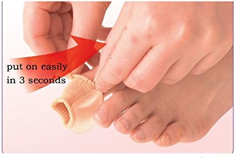 Elitzia ETFT031 Toe Separator Hallux Valgus Gel Corrector Foot Protector (a Pair)