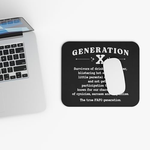Teegarb Letter Blanket Generation X Hose Water ā Funny Gen X FAFO Mousepad with Sarcastic Humor