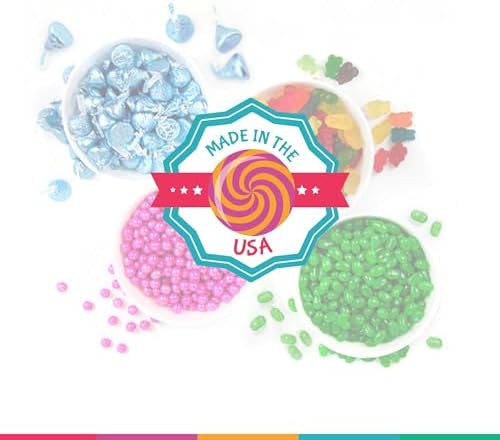 1.5lbs Light Blue Jelly Beans Candy - Blueberry (approximately 540 Pcs)