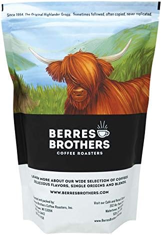 Berres Brothers Highlander Grogg Flavored Coffee,10 Ounce Bag of Ground Coffee, Combination of Caramel, Butterscotch and Hazelnut, Medium Roast