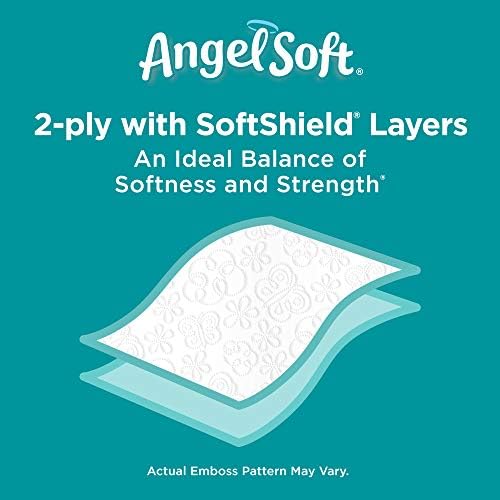 Angel Soft Toilet Paper, 6 Mega Rolls, 6 Count