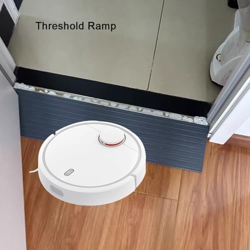 Sweeping Robot Threshold Ramp, 1.2" 2" Rise Wheelchair Ramp Doorway, Non-Slip Indoor Entry Ramp, Rubber Ramp for Car Scooter Home Steps (Black,2in Rise/80 * 22 * 5cm)