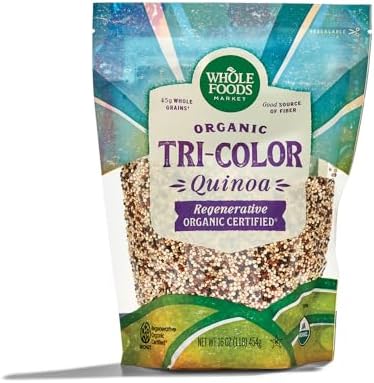 WHOLE FOODS MARKET Organic Tri Color Quinoa, 16 OZ
