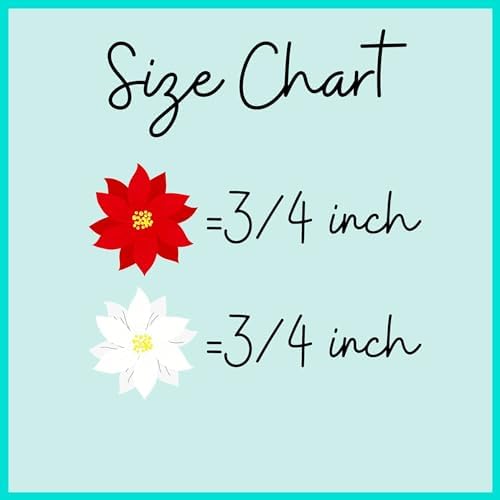 12 Mini Icing Poinsettias by Simply Sucré | Royal Icing Christmas Flower Decorations | Edible Holiday Cupcake Toppers (All White, 24 Flowers)