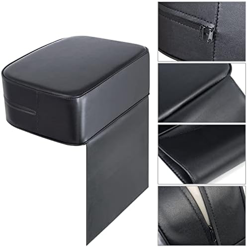 Salon Barber Booster Seat Cushion for Hair Cutting Salon Leather Pads, Boat Booster seat Cushion, Styling Chair Seat Booster, Barber Beauty Salon Spa Equipment Black