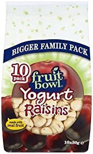 Fruit Bowl Fruit Flakes Raisins with Yogurt Coating (10x30g)