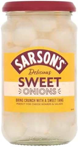 Sarsons Sweet & Mild Silverskin Onions 460g