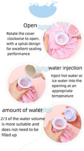 Hot and Cold Reusable Ice Bag for Sport Injuries Ice Pack for Injuries, Hot & Cold Therapy, Teeth Pain Cold Pack, Headaches Cold Ice Bag Hot Cold Therapy for Head Shoulder Back Knee 2PCS