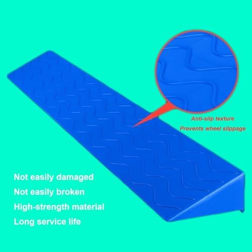 Threshold Ramp for Doorways, Sweeping Robot Ramp Odor-Free Threshold Ramp for Wheelchair, Scooter, Stroller, Curb, and Tile, Indoor & Outdoor Use