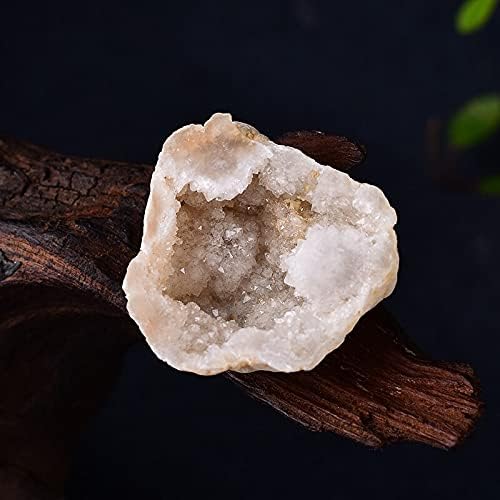 AtkitS 1PC Natural Crystal Agate Geode Cutting Crystal Cluster Reiki Rock Mineral Specimen Quartz DIY Home Decoration