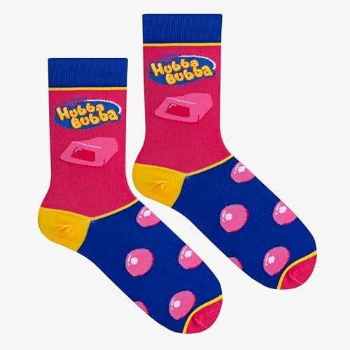 Odd Sox – Candy Novelty Crew Socks – Large/Medium – Soft Cotton Blend – Sweet Sour Chewy Candy – Fun Colorful Treats