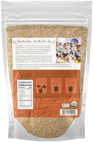 Jiva Organics Kodo Millet 2 LB Bag | Whole Grain, Gluten-Free & Organic | High Fiber, Protein-Rich Superfood for Healthy Indian Cooking