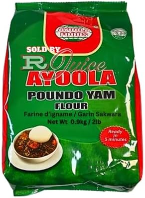 Nigeria poundo 0.9KG(2LB) | Yam flour | Yam fufu swallow