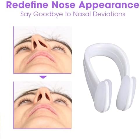 New Nose Sculpting Device, Nose Shaper Lifter, Soft Silicone Nose Bridge Straightener Corrector,Slimmer for Wide Noses