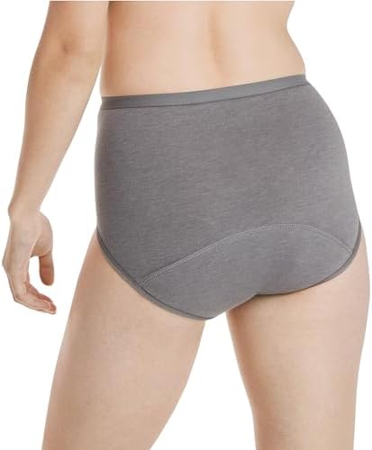 Hanes Women's Period Underwear Pack, 3-Pack, Comfort, Period. Moderate Leaks Period Panties, Odor Protection