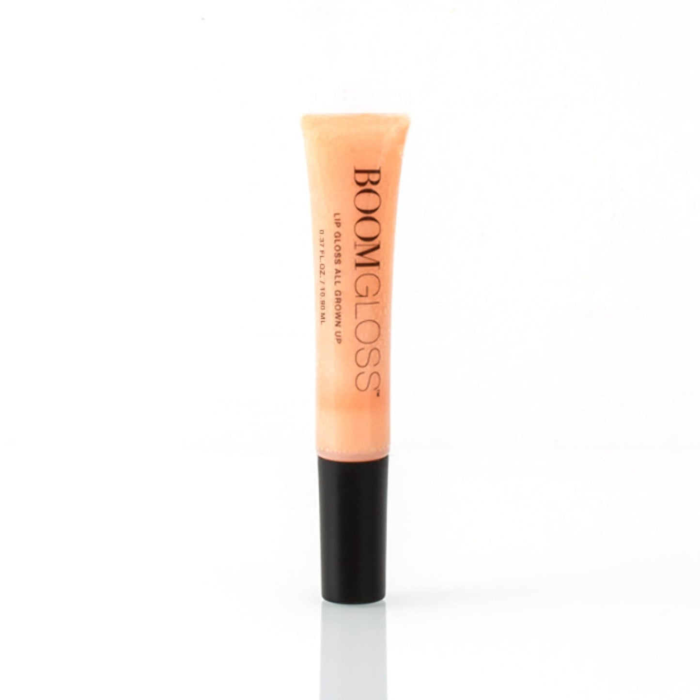 Boom Gloss ⢠Non-Sticky, Hydrating Lipgloss for Radiant Shine, Moisturizing Lip Gloss with Olive Squalene, Rosehip Oil, Kukui Seed Oil, Sheer, Natural Finish - Peach Nude Tint