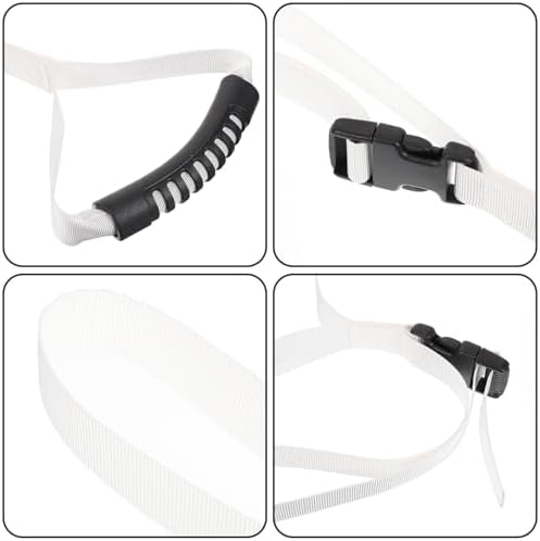 Car Door Step up Handle and Automotive Grab Handle White Car Window Assist Strap for Elderly Senior Safety Support Aid