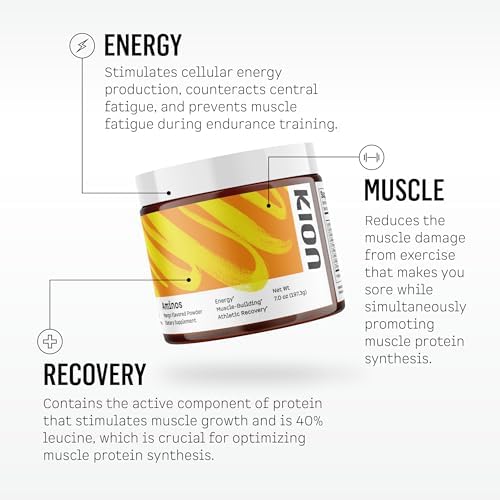 Kion Aminos Essential Amino Acids Powder - Amino Acid Nutritional Supplements, Aminos Powder, Essential Amino Energy No Caffeine, EAAs Amino Acids Powder, BCAA EAA - 30 Servings, Mango