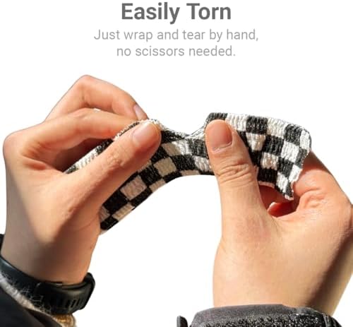 Thumb Tape for Weightlifting & Cross Training, Hook Grip Athletic Tape for Powerlifting and Deadlifts, Protects Thumbs, Improves Grip Control (4)