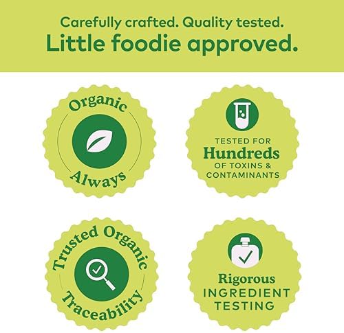 Plum Organics - 6+ Months Organic Baby Food Variety Pack - 3 Flavors - Non-GMO - Fruit & Veggie Blends On-The-Go Pouches for Baby and Toddler Meals - Quality Tested Ingredients - 4 oz (Pack of 18)
