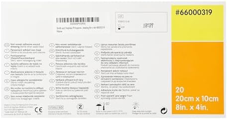 Smith & Nephew Primapore White Polyester Nonwoven Island Dressing Sterile 4 x 8" 20 per Box