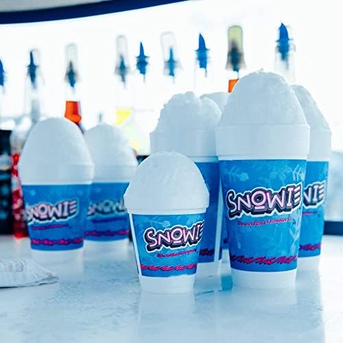 SNOWIE - Shaved Ice Snow Cone Ready to Use Syrup - Gallon (Flavor: Bubble Gum Pink)