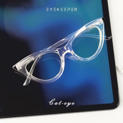 Eyekepper 4-pack Reading Glasses Blue Light Blocking Cat-eye Computer Glasses Readers Women 2.75