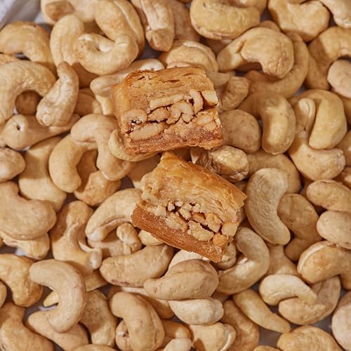 Snacklava Cashew Baklava - 6 Pack (18 Pieces) - No Artificial Ingredients, Colors or Preservatives - Premium Handmade Pastries