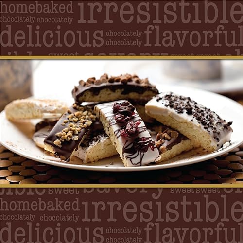 Barnetts Fathers Day 5 Chocolate Biscotti Gift Basket, Gourmet Cookie Baskets Prime Food Gift Delivery for Men, Women, Dad, Father, Grandfather, Grandpa, Husband, Brother, Son, Candy Treats Box