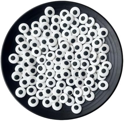 Halloween Weraru Big Candy Eyeballs Eye Ball Sweets Cake Cupcake Toppers Cookie Dessert Sprinkles Decorations for Birthday Party Supplies 4.2Ounce