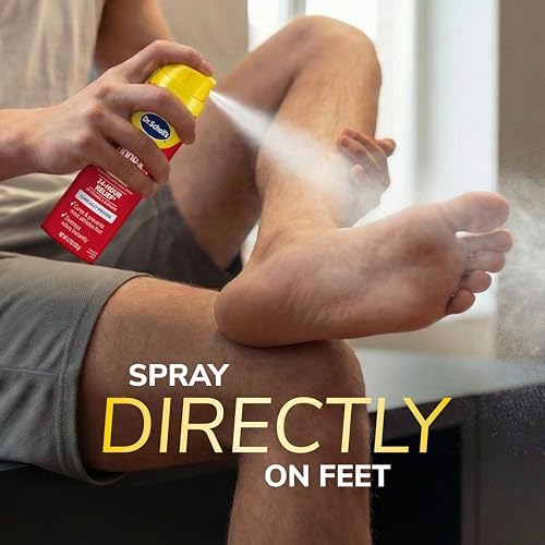 Dr. Scholl's ODOR-X ATHLETE'S FOOT MEDICATED POWDER SPRAY, 4.7 oz // 24-Hour Relief of Itching & Burning, Clinically Proven, Cures & Prevents Most Athlete's Foot, Destroys Odors Instantly