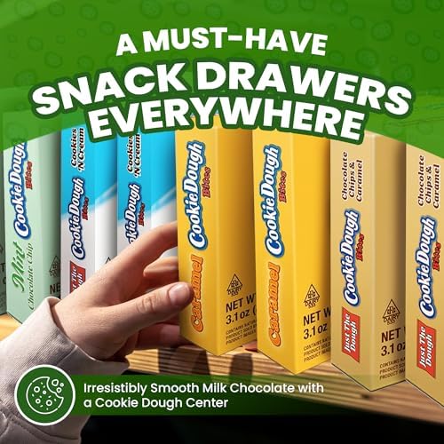 Cookie Dough Bites Fudge Brownie Flavored Candy| 3.1 oz (Pack of 3) | The Original Edible Cookie Dough | Movie Theater Candy