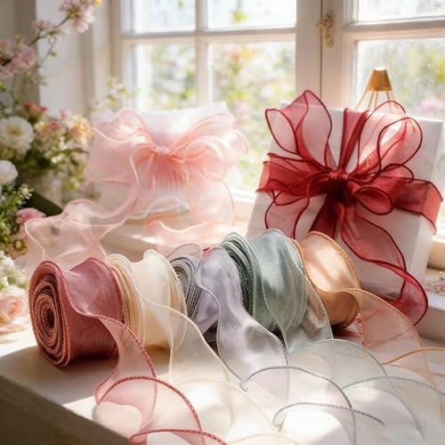 Baking Decoration Fishtail Ribbon - Yarn Material for Cake Edge Trim and Flower Bouquet Packaging