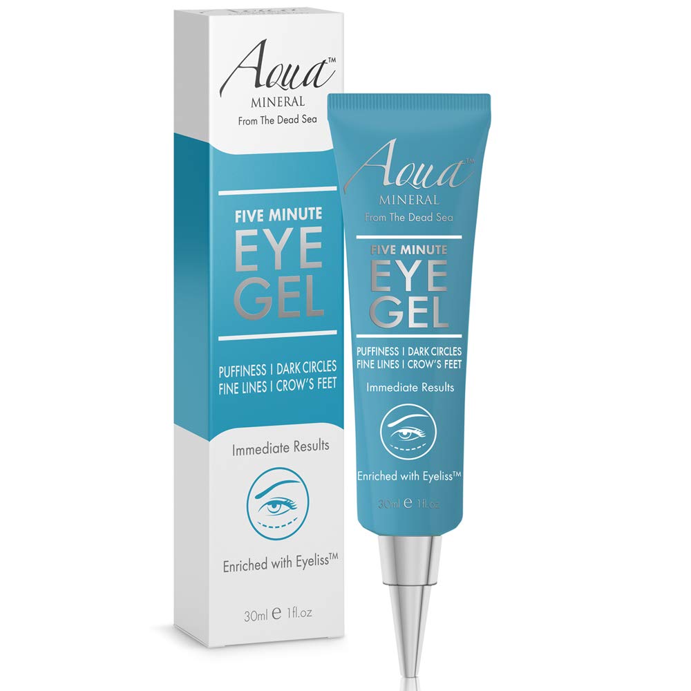 Puffy Eye GEL Instant results â Naturally rapid reduction eye gel, Eliminate Wrinkles, Puffiness and Bags â Hydrating Eye Gel w/Green Tea Extract by Aqua Mineral â 1 oz