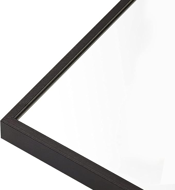 Koonmi Black Mirrors for Wall, 30x36 Inch Bathroom Mirror, Rectangular Wall Mirror for Living Room Bedroom Bathroom, Hangs Horizontally or Vertically